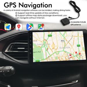 8 Go + 128 Go, commande vocale IA pour Peugeot 308 T9 308S 2013 - 2017, Android 13, CarPlay sans fil, autoradio multimédia, lecteur vidéo, GPS - Product Image 6