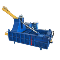 Presse à balles horizontale hydraulique mobile en acier inoxydable pour la compression de ferraille automobile, d'aluminium et de métaux de rebut