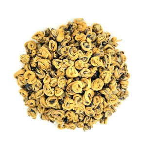 Thé noir <span class=keywords><strong>d</strong></span>'escargot doré du Yunnan Dianhong JInluo thé rouge chine caractéristique locale biologique de haute qualité kurled - Product Image 5