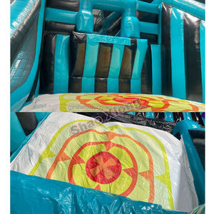 Parque <span class=keywords><strong>de</strong></span> Juegos Gigante Inflable con Pista <span class=keywords><strong>de</strong></span> Obstáculos Divertida, Tobogán <span class=keywords><strong>de</strong></span> Escalada, Piscina <span class=keywords><strong>de</strong></span> Pelotas y Cama Elástica - Product Image 6