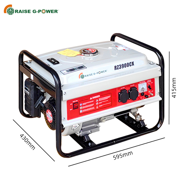 2800W Portable Heavy-Duty Gasoline Generator 4-Stroke Engine Gas Generation Equipment for Home Backup