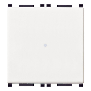 Push <b>Button</b> Switch 1P 10A Axial 2M White 5mm Length 4.7mm Width 5.1mm Height - Product Image 1