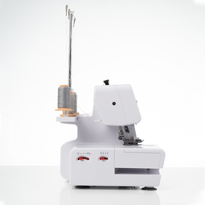 JUKKY 843 Multi-Functional Mini <b>Overlock</b> <b>Sewing</b> <b>Machine</b> New Domestic Double Needle Lock Stitch Flat-Bed Configuration Home Use - Product Image 3