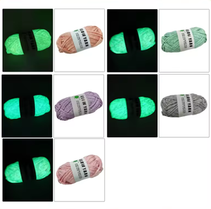 Luminous <strong>Wool</strong> Diy Hook Hand Woven Luminous <strong>Wool</strong> <strong>Glow</strong> <strong>in</strong> <strong>the</strong> <strong>Dark</strong> Yarn for Crochet - Product Image 5