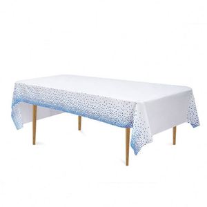 New Arrival Party Waterproof <strong>Plastic</strong> PE Printed Solid <strong>Table</strong> <strong>Clothes</strong> for Wedding Birthday Party - Product Image 3