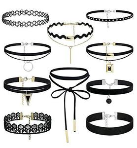 Collana con nastro girocollo in pizzo personalizzato da donna set di gioielli con nodo di velluto sexy collane - Product Image 6