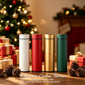 Vaso de Acero Inoxidable de Doble Pared de 500 ml con Logotipo Personalizado, Libre de BPA, Ideal para Regalos Corporativos y Pedidos al por Mayor para <span class=keywords><strong>Navidad</strong></span> - Product Image 1