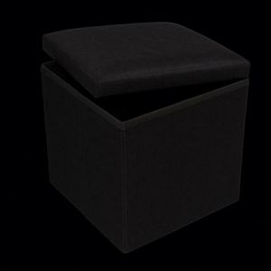 Modern Stool Living Room Furniture <b>Storage</b> Box Fabric Stainless Steel Bamboo Highest Quality Sample Available Stools Counter - Product Image 3