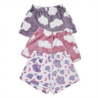 Pantalon de pyjama unisexe en flanelle, coupe ample, avec cordon de serrage, style élégant et romantique, longueur intégrale, doux et thermique, logo frontal