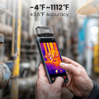 Cámara Térmica P1 Resolución 320*240 X³IR Rango de Alta Temperatura de 600℃ para Teléfonos iPhone y Android Termovisor Maestro para HVAC