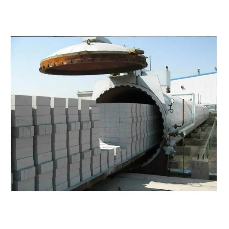 Equipamento de concreto aerado autoclave linha de produção de blocos aac autoclavados/blocos de tijolo concreto aerado aac