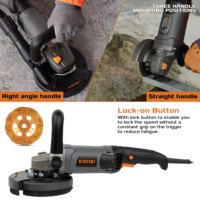Rectifieuse à béton KSEIBI KCG 15-125L 5 pouces, 11.5 ampères, outil de polissage