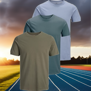 Jersey Deportivo de Manga Corta para Hombre, Cuello Alto, Ajuste Delgado, Poliéster, Secado Rápido, Colorido, con Impresión y Bordado Personalizados, MOQ 1 Pieza - Product Image 2