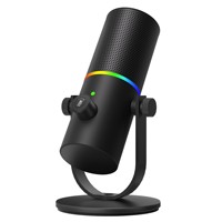 Nuevo Micrófono de Escritorio RGB para Juegos Yarmee, Micrófono USB con Cancelación de Ruido, Micrófono Cardioide Plug and Play para Podcast