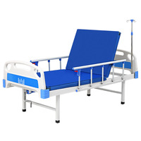 Lit d'hôpital manuel à une manivelle, fonction simple, équipement médical A101, au prix le plus bas