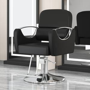 Hiện đại Beauty Salon đồ nội thất có thể điều chỉnh tóc Tủ Quần Áo Da Ghế Vòng cơ sở ngả Styling cắt tóc ghế - Product Image 3