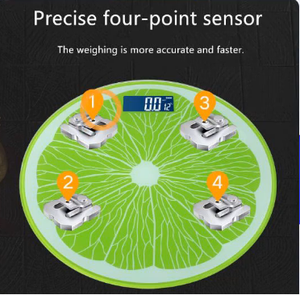 उच्च परिशुद्धता बैटरी पावर Weiging बाथरूम पैमाने 180kg डिजिटल शरीर तराजू वजन समारोह टेम्पर्ड ग्लास + एबीएस प्लास्टिक OEM - Product Image 5