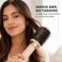 Sikat Rambut Elektrik Profesional 4 in 1 dengan Motor Tanpa Sikat, Pengering Rambut Berkecepatan Tinggi, Sikat Udara Panas, Multistyler Salon