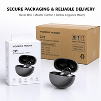 Wooking CP 1 OWS Clip On Wireless untuk Earbuds dengan Konduksi Udara 6.0 ANC LED IPX5 Tahan Air Desain Headset Baru