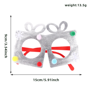 Gafas Rojas de Año Nuevo Español, Accesorio Divertido para Fotos en Fiestas de Año Nuevo Español, Cenas Familiares y Combinación de Disfraces - Product Image 3