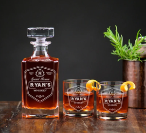 Ensemble de carafe à whisky avec verres à whisky, sous-verres et carafe à whisky en pierre cadeau pour les amoureux du bourbon - Product Image 4