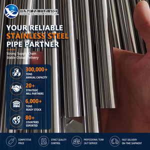 304 <b>Brushed</b> Finish 141.3mm 4mm Sch80 Annealed EN 10216-5 Stainless Steel Pipe with Excellent Weldability - Product Image 1