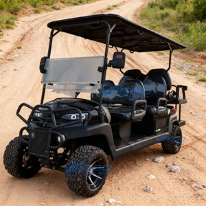 골프 카트 4x4 6 인승 클럽 자동차 저렴한 전기 자동차 리셉션 차량 호텔 및 공항 허난 메이드 - Product Image 3