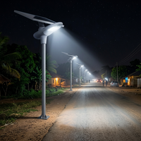 Lampe solaire LED de rue étanche IP65 12000LM avec commande automatique marche/arrêt, contrôleur MPPT, garantie 3 ans, télécommande