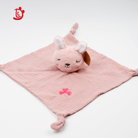 Lindo abrazo Snuggle conejo de peluche de juguete suave cómoda manta de seguridad calmante sensorial ropa de cama para niños producto de regalo