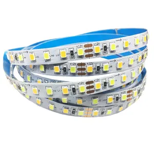 high intensity smd 2835 dual 2 color cct pure white led strip