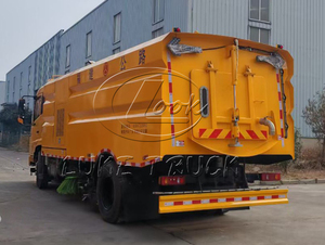 Camion de nettoyage et de récupération des eaux usées 10M3, aspirateur intégré pour la récupération de boue et de silt, nettoyeur de chaussées - Product Image 3
