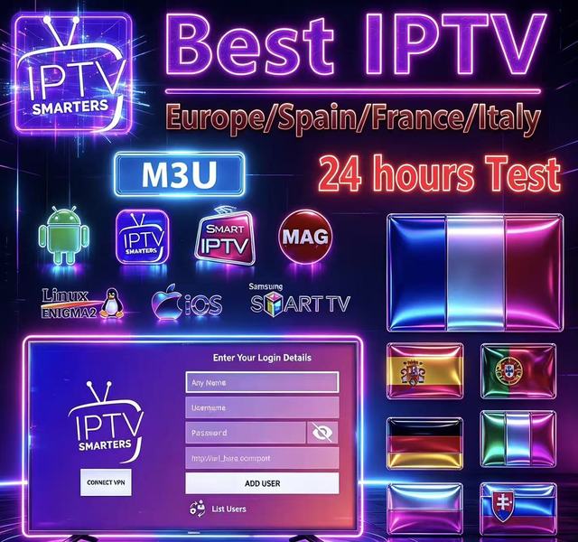 Global Channels Europe & Arab | Free Test & Reseller Panel