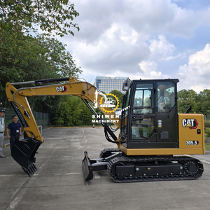 Mini-excavatrice CAT305.5 à faible nombre d'heures de fonctionnement, moteur C2.2, chenilles, pompe, moteur, en stock, certifiée CE EPA, télécommandée - Product Image 6