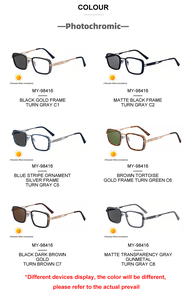 Occhiali da <span class=keywords><strong>Sole</strong></span> Partagas all'Ingrosso, Design Personalizzato con Logo, Lenti Fotocromatiche Rettangolari Anti Luce Blu UV400 per Uomo - Product Image 5