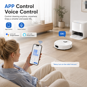Robot Vacuum <b>Mop</b> 20000Pa Strong Suction with LiDAR Navigation Self Emptying Station Auto <b>Mop</b> Washing Drying AI Obstacle - Product Image 6