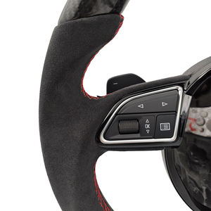 <span class=keywords><strong>Volante</strong></span> de Coche de Fibra de Carbono y Cuero Artificial Personalizado, Actualizado, en Oferta, para Audi A3 <span class=keywords><strong>A4</strong></span> A5 A6 C6 C7 C8 S4 S5 S6 <span class=keywords><strong>B7</strong></span> B8.5 B8 B9 - Product Image 6