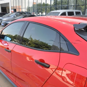 แผ่นบังแดดข้างประตูคาร์บอนไฟเบอร์ ป้องกันฝนและแสงแดด สำหรับ Honda Civic Type R FK7 FK8 รุ่นที่ 10 ปี 2016+ - Product Image 3