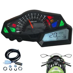 Nouveau modèle 2024 compteur de vitesse numérique tableau de bord pour moto compatible avec Kawasaki <span class=keywords><strong>Ninja</strong></span> <span class=keywords><strong>Z250</strong></span> Z <span class=keywords><strong>250</strong></span> 250F1 <span class=keywords><strong>250</strong></span> - Product Image 1