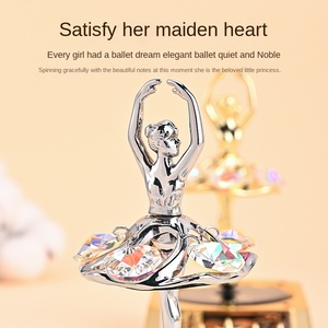High-End <strong>Car</strong> Aroma <strong>Diffuser</strong> New Ballet Dancer Ornament Metal Interior Decoration for Central Console Rotating Fragrance <strong>Holder</strong> - Product Image 2