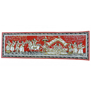 Décoration Murale Artisanale Indienne pour Cérémonies Divines - Origine Orissa - Idéale pour Intérieur et Salon - Product Image 2