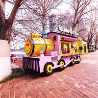 Aangepaste Retro Locomotief Mobiele Food Truck Multi-Functionele Fast Food Chips Koffie Dineren & Ijs Trailer Te Koop