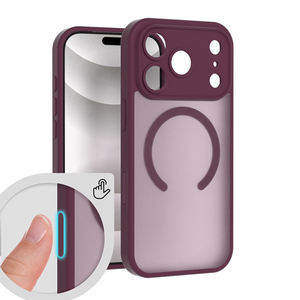 Coque de téléphone givrée de haute qualité pour iPhone Air 17 16 15 couverture de téléphone de charge magnétique forte pour iPhone 17 Pro Max - Product Image 3