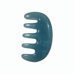 Customized Color High Quality Massage Face Lifting Resin Face Roller Anti Aging Face SPA Gua Sha Jade Roller Set - Product Image 5