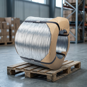 Bobine de fil d'acier galvanisé de 1 mm de diamètre, haute flexibilité, résistant à la corrosion, directement de l'usine - Product Image 3