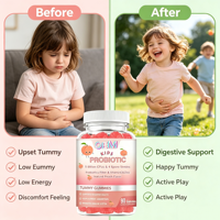 OEM Private Label Gommes Probiotiques pour Enfants 5 Milliards UFC Prébiotiques Vitamine C Zinc Digestion Immunité 90 Pièces
