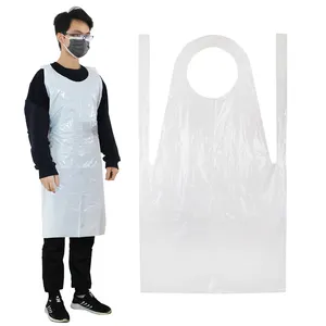 Hot販売卸売Personal Protection Cleaning Disposable PE Apron