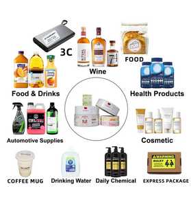 Etiquetas Adhesivas Personalizadas para Llevar, Removibles, Impermeables, de Vinilo Autoadhesivo para Frascos de Plástico, Jabón Líquido, Alimentos/Sándwiches - Product Image 6