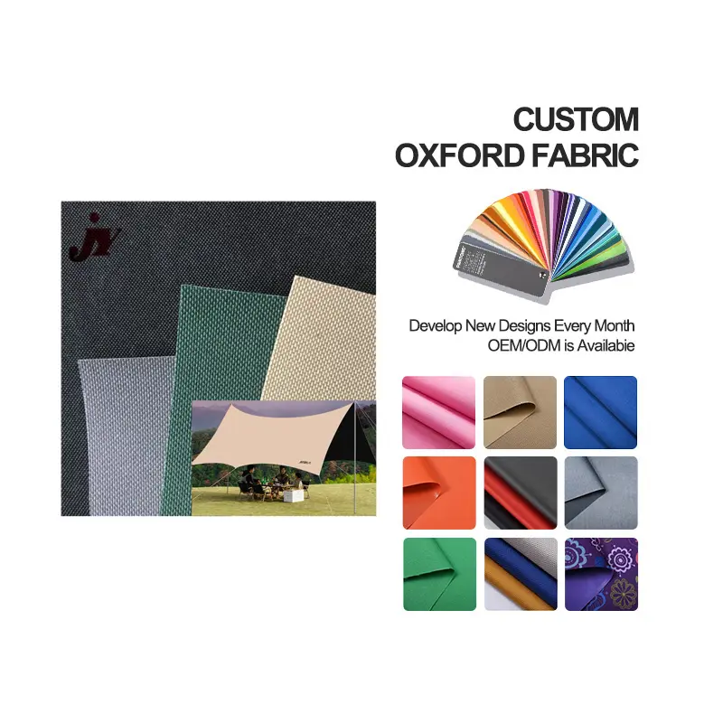 Factory Price DTY 600D 0xford 100 Polyester Pu Coated Waterproof Fabric Outdoor Use