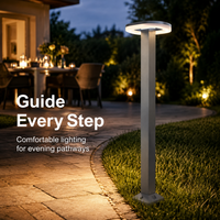 Lampe de jardin LED haute luminosité IP67 étanche, détection automatique crépuscule-aube, sans câblage, longue durée de vie, pour cour, pelouse, zone décorative