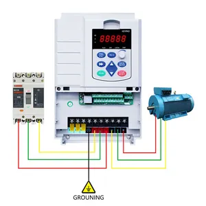 Китай (материк) частоты vfd инвертор 2.2kw однофазный 3,5 кВА переменного тока vfd привод для мотора